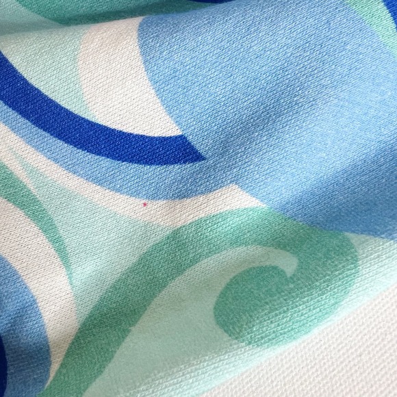 NWT Hill House The Allie Zip-Up in Ocean Kaleidoscope Sz S Hippie 70s Colorful - Picture 15 of 16